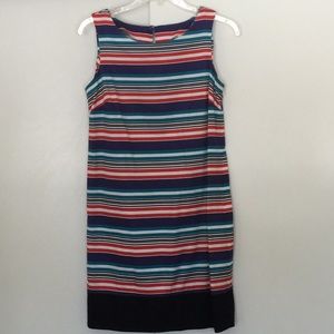 Loft sz 2 women’s sleeveless striped dress